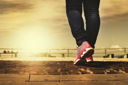 Marche à pieds